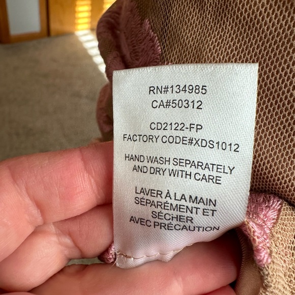 For Love & Lemons Temecula Mini Dress Rose Embroidery (no longer has tags) - Picture 10 of 13